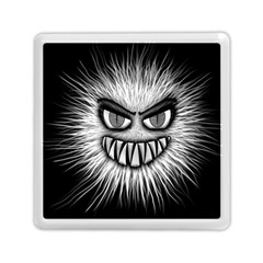 Monster Black White Eyes Memory Card Reader (square)