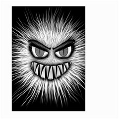 Monster Black White Eyes Large Garden Flag (two Sides)