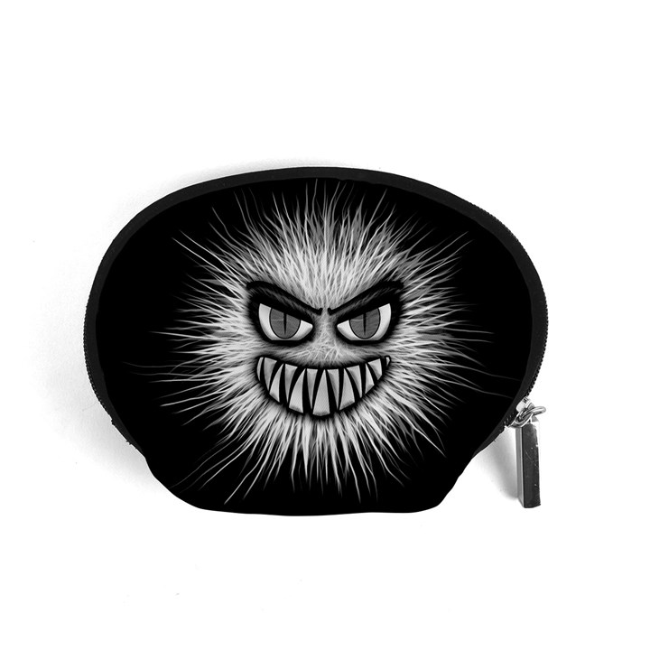 Monster Black White Eyes Accessory Pouch (Small)