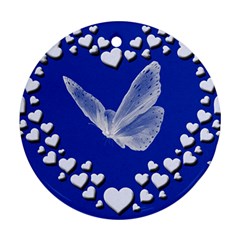 Heart Love Butterfly Mother S Day Ornament (round) by HermanTelo