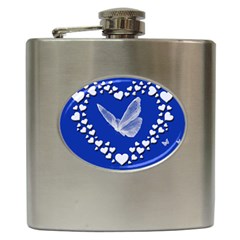 Heart Love Butterfly Mother S Day Hip Flask (6 Oz)