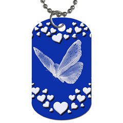 Heart Love Butterfly Mother S Day Dog Tag (two Sides) by HermanTelo