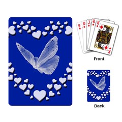 Heart Love Butterfly Mother S Day Playing Cards Single Design by HermanTelo