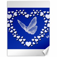 Heart Love Butterfly Mother S Day Canvas 12  X 16  by HermanTelo