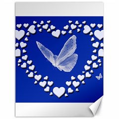 Heart Love Butterfly Mother S Day Canvas 18  X 24 