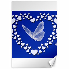 Heart Love Butterfly Mother S Day Canvas 20  X 30 