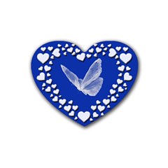 Heart Love Butterfly Mother S Day Heart Coaster (4 Pack) 