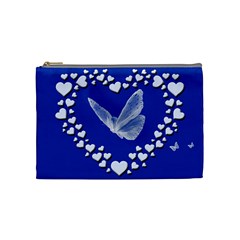 Heart Love Butterfly Mother S Day Cosmetic Bag (medium) by HermanTelo