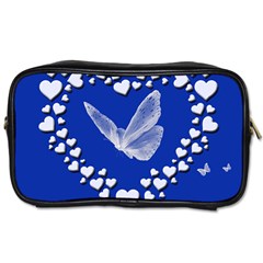 Heart Love Butterfly Mother S Day Toiletries Bag (one Side) by HermanTelo