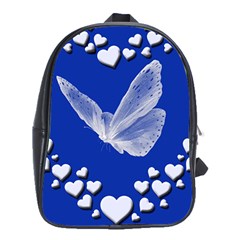 Heart Love Butterfly Mother S Day School Bag (xl)