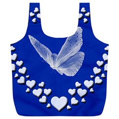 Heart Love Butterfly Mother S Day Full Print Recycle Bag (xl)