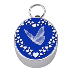 Heart Love Butterfly Mother S Day Mini Silver Compasses