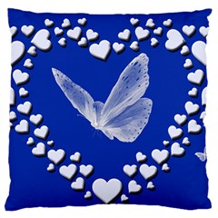 Heart Love Butterfly Mother S Day Standard Flano Cushion Case (one Side) by HermanTelo