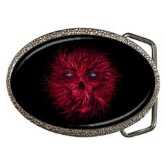 Monster Red Eyes Aggressive Fangs Ghost Belt Buckles by HermanTelo