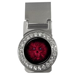 Monster Red Eyes Aggressive Fangs Ghost Money Clips (cz)  by HermanTelo