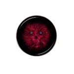 Monster Red Eyes Aggressive Fangs Ghost Hat Clip Ball Marker (10 pack) Front