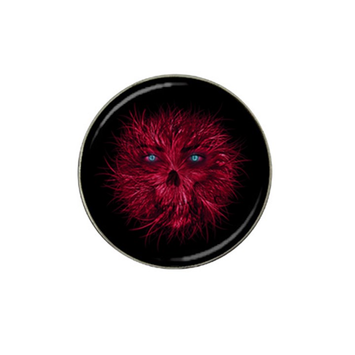 Monster Red Eyes Aggressive Fangs Ghost Hat Clip Ball Marker (10 pack)