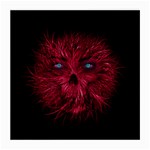 Monster Red Eyes Aggressive Fangs Ghost Medium Glasses Cloth (2-Side) Back