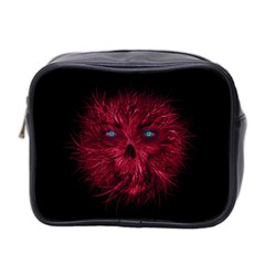 Monster Red Eyes Aggressive Fangs Ghost Mini Toiletries Bag (two Sides) by HermanTelo