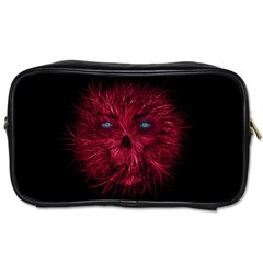 Monster Red Eyes Aggressive Fangs Ghost Toiletries Bag (one Side)