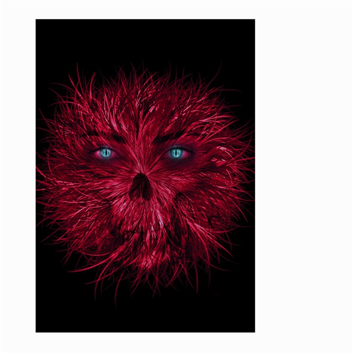 Monster Red Eyes Aggressive Fangs Ghost Large Garden Flag (Two Sides)