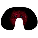 Monster Red Eyes Aggressive Fangs Ghost Travel Neck Pillows Front