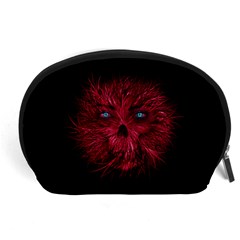 Monster Red Eyes Aggressive Fangs Ghost Accessory Pouch (large)