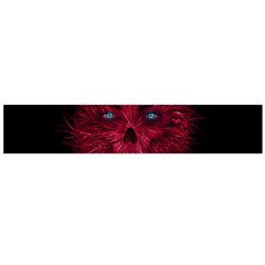 Monster Red Eyes Aggressive Fangs Ghost Large Flano Scarf 