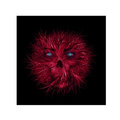 Monster Red Eyes Aggressive Fangs Ghost Small Satin Scarf (square)