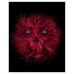 Monster Red Eyes Aggressive Fangs Ghost Drawstring Bag (small)