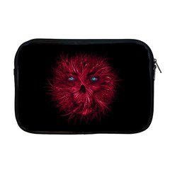 Monster Red Eyes Aggressive Fangs Ghost Apple Macbook Pro 17  Zipper Case by HermanTelo