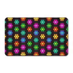 Pattern Background Colorful Design Magnet (rectangular) by HermanTelo