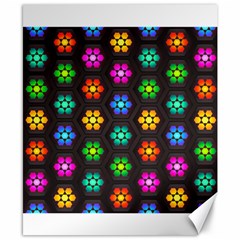 Pattern Background Colorful Design Canvas 8  X 10  by HermanTelo