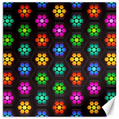 Pattern Background Colorful Design Canvas 16  X 16 