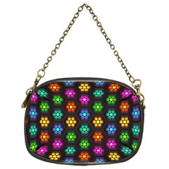 Pattern Background Colorful Design Chain Purse (one Side)