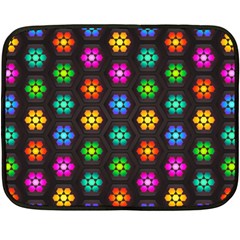 Pattern Background Colorful Design Fleece Blanket (mini)