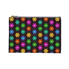 Pattern Background Colorful Design Cosmetic Bag (large)