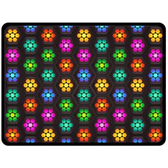 Pattern Background Colorful Design Fleece Blanket (large) 