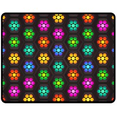 Pattern Background Colorful Design Fleece Blanket (medium)  by HermanTelo