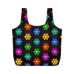 Pattern Background Colorful Design Full Print Recycle Bag (m)