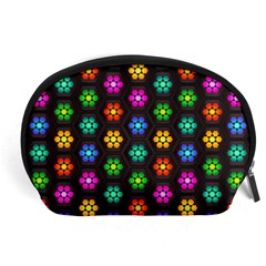 Pattern Background Colorful Design Accessory Pouch (large)