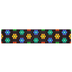 Pattern Background Colorful Design Small Flano Scarf