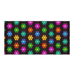 Pattern Background Colorful Design Satin Wrap