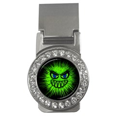 Monster Green Evil Common Money Clips (cz)  by HermanTelo