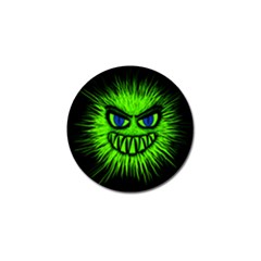 Monster Green Evil Common Golf Ball Marker