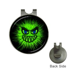 Monster Green Evil Common Hat Clips With Golf Markers