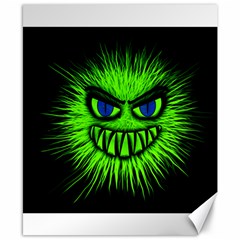 Monster Green Evil Common Canvas 8  X 10  by HermanTelo