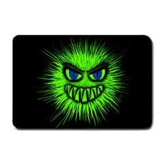 Monster Green Evil Common Small Doormat 