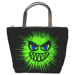 Monster Green Evil Common Bucket Bag