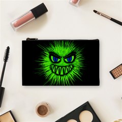 Monster Green Evil Common Cosmetic Bag (small)